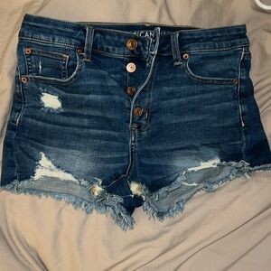 American Eagle Distressed Jean Shorts